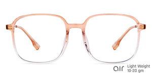 Brown Square Full Rim Unisex Eyeglasses by Lenskart Air-149029
