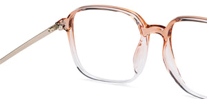 Brown Square Full Rim Unisex Eyeglasses by Lenskart Air-149029