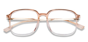 Brown Square Full Rim Unisex Eyeglasses by Lenskart Air-149029