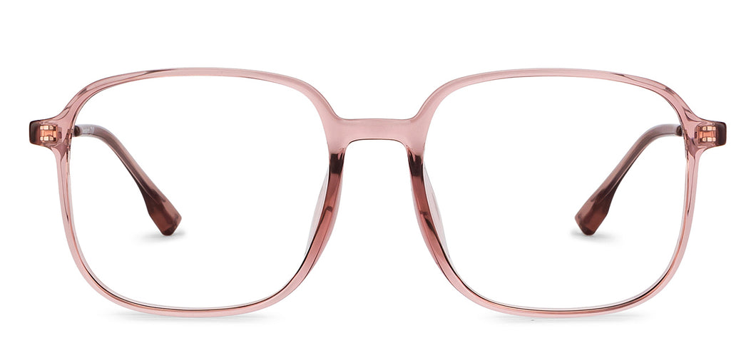 Pink Square Full Rim Women Eyeglasses by Lenskart Air-201344
