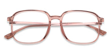 Load image into Gallery viewer, Pink Square Full Rim Women Eyeglasses by Lenskart Air-201344