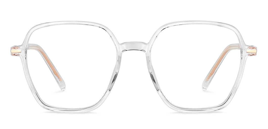 Transparent Square Full Rim Unisex Eyeglasses by Lenskart Air-149223