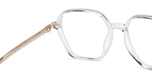 Transparent Square Full Rim Unisex Eyeglasses by Lenskart Air-149223