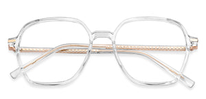Transparent Square Full Rim Unisex Eyeglasses by Lenskart Air-149223