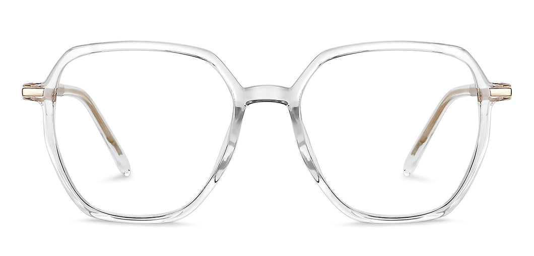 Transparent Square Full Rim Unisex Eyeglasses by Lenskart Air-149229