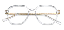 Load image into Gallery viewer, Transparent Square Full Rim Unisex Eyeglasses by Lenskart Air-149229