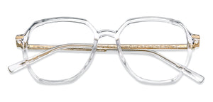 Transparent Square Full Rim Unisex Eyeglasses by Lenskart Air-149229