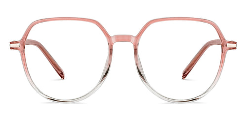 Pink Hexagonal Full Rim Unisex Eyeglasses by Lenskart Air-149231