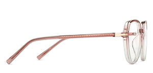 Pink Hexagonal Full Rim Unisex Eyeglasses by Lenskart Air-149231