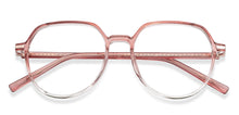Load image into Gallery viewer, Pink Hexagonal Full Rim Unisex Eyeglasses by Lenskart Air-149231