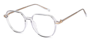 Transparent Hexagonal Full Rim Unisex Eyeglasses by Lenskart Air-149232