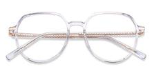Load image into Gallery viewer, Transparent Hexagonal Full Rim Unisex Eyeglasses by Lenskart Air-149232