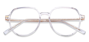 Transparent Hexagonal Full Rim Unisex Eyeglasses by Lenskart Air-149232