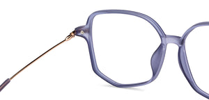 Purple Hexagonal Full Rim Unisex Eyeglasses by Lenskart Air-149706