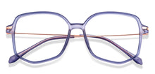 Load image into Gallery viewer, Purple Hexagonal Full Rim Unisex Eyeglasses by Lenskart Air-149706