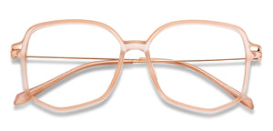 Brown Hexagonal Full Rim Unisex Eyeglasses by Lenskart Air-150121