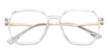 Load image into Gallery viewer, Transparent Hexagonal Full Rim Unisex Eyeglasses by Lenskart Air-149246