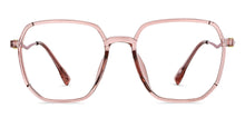 Load image into Gallery viewer, Pink Hexagonal Full Rim Unisex Eyeglasses by Lenskart Air-149247