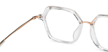 Load image into Gallery viewer, Transparent Hexagonal Full Rim Unisex Eyeglasses by Lenskart Air-149250