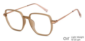 Grey Wayfarer Full Rim Unisex Eyeglasses by Lenskart Air-149434