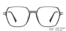 Load image into Gallery viewer, Grey Wayfarer Full Rim Unisex Eyeglasses by Lenskart Air-149436