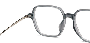 Grey Wayfarer Full Rim Unisex Eyeglasses by Lenskart Air-149436