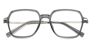 Grey Wayfarer Full Rim Unisex Eyeglasses by Lenskart Air-149436