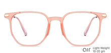 Load image into Gallery viewer, Pink Wayfarer Full Rim Unisex Eyeglasses by Lenskart Air-149442