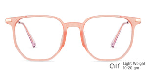 Pink Wayfarer Full Rim Unisex Eyeglasses by Lenskart Air-149442