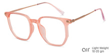 Load image into Gallery viewer, Pink Wayfarer Full Rim Unisex Eyeglasses by Lenskart Air-149442