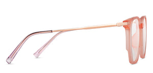 Pink Wayfarer Full Rim Unisex Eyeglasses by Lenskart Air-149442