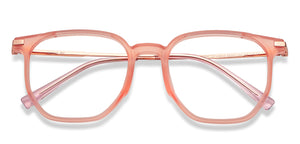 Pink Wayfarer Full Rim Unisex Eyeglasses by Lenskart Air-149442
