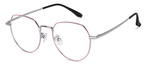 Pink Round Full Rim Unisex Eyeglasses by Lenskart Air-202150