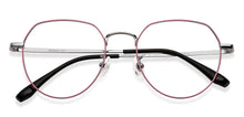 Load image into Gallery viewer, Pink Round Full Rim Unisex Eyeglasses by Lenskart Air-202150