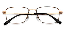 Load image into Gallery viewer, Black Rectangle Full Rim Unisex Eyeglasses by Lenskart Air-149452