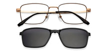 Load image into Gallery viewer, Black Rectangle Full Rim Unisex Eyeglasses by Lenskart Air-149452