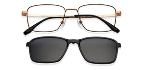 Black Rectangle Full Rim Unisex Eyeglasses by Lenskart Air-149452