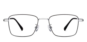 Black Rectangle Full Rim Unisex Eyeglasses by Lenskart Air-149453