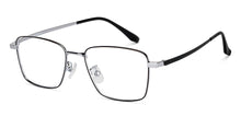 Load image into Gallery viewer, Black Rectangle Full Rim Unisex Eyeglasses by Lenskart Air-149453