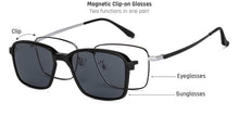 Load image into Gallery viewer, Black Rectangle Full Rim Unisex Eyeglasses by Lenskart Air-149453