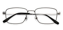 Load image into Gallery viewer, Black Rectangle Full Rim Unisex Eyeglasses by Lenskart Air-149453