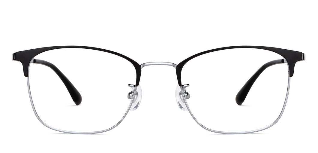 Black Wayfarer Full Rim Unisex Eyeglasses by Lenskart Air-149454