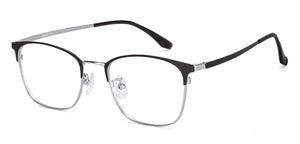 Black Wayfarer Full Rim Unisex Eyeglasses by Lenskart Air-149454