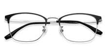 Load image into Gallery viewer, Black Wayfarer Full Rim Unisex Eyeglasses by Lenskart Air-149454