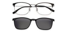 Load image into Gallery viewer, Black Wayfarer Full Rim Unisex Eyeglasses by Lenskart Air-149454