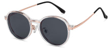 Load image into Gallery viewer, Gold Round Full Rim Unisex Eyeglasses by Lenskart Air-202154