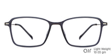 Load image into Gallery viewer, Blue Square Full Rim Unisex Eyeglasses by Lenskart Air-149517