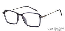 Load image into Gallery viewer, Blue Square Full Rim Unisex Eyeglasses by Lenskart Air-149517