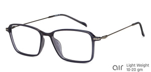 Blue Square Full Rim Unisex Eyeglasses by Lenskart Air-149517