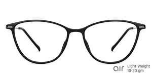 Black Cat Eye Full Rim Unisex Eyeglasses by Lenskart Air-149521